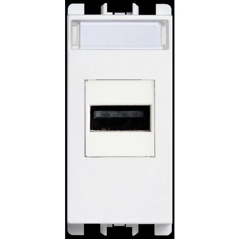 Presa usb 1 modulo bianco urmet 10451.b