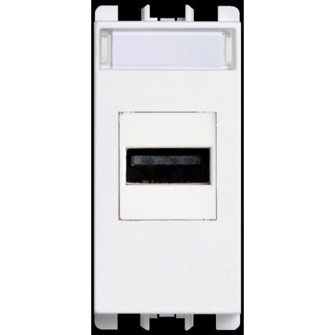 Presa usb 1 modulo bianco urmet 10451.b
