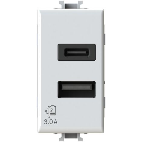 Presa Usb 3.0A Per Bticino Matix ( 4 Box Cod. 4B.Am.Usb.30 )