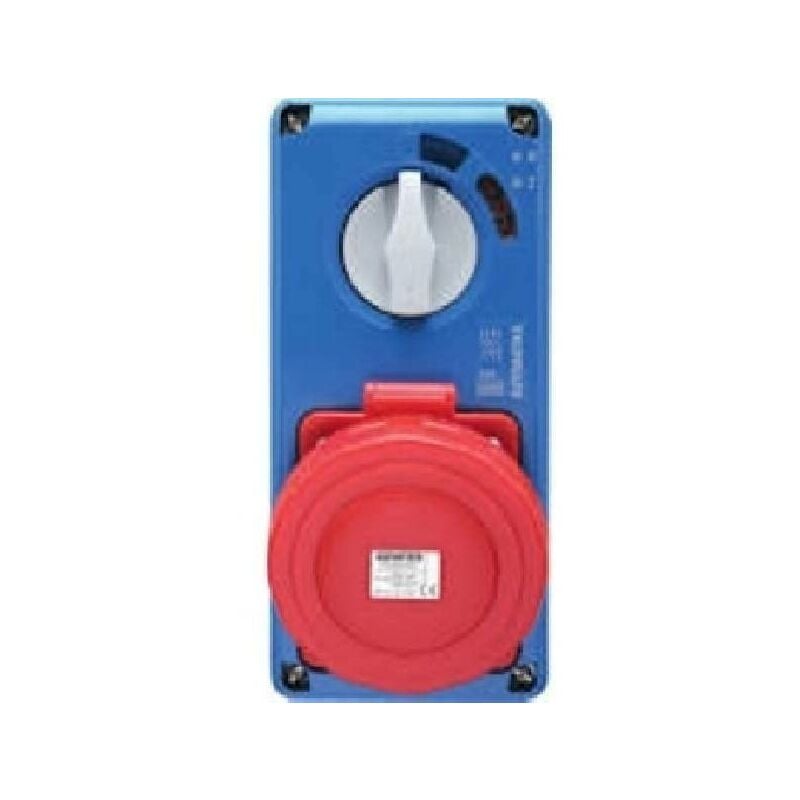 Gewiss - Presa vertical fixe ip67 sans fond 3p+e 16a 400v 400v gw66330n