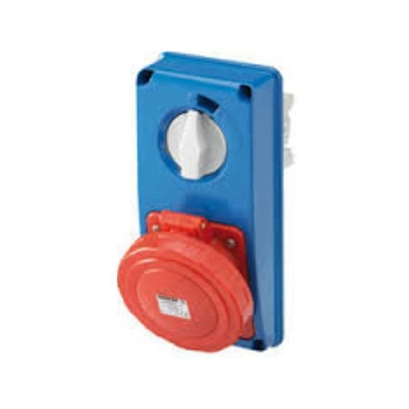 Gewiss - Presa vertical fixe ip67 sans fond 3p+n+e 32a 400v gw66320n