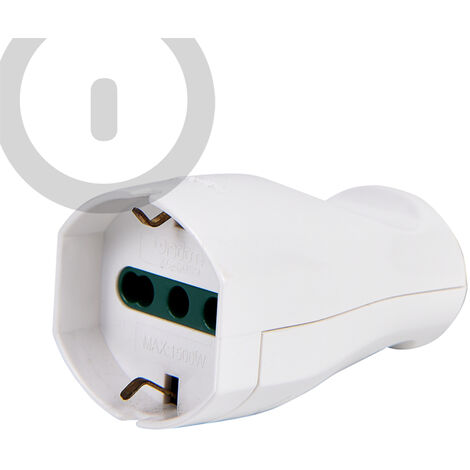 Presa Volante bipasso P40 a 10/16A per connessione Elettrica WISDOM