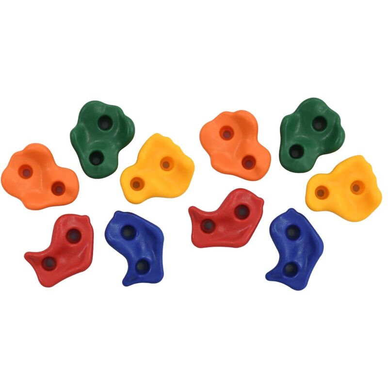 

Youthup - Presas de escalada 10 unidades PE multicolor - Multicolor