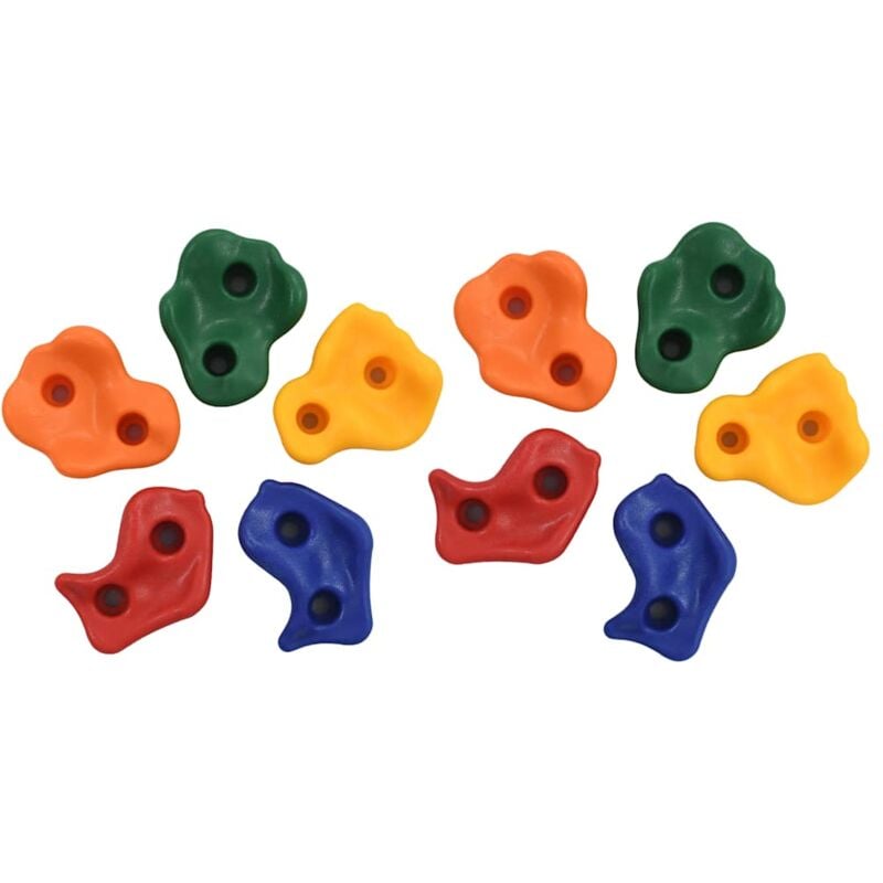 Pietre per Arrampicata 10 pz Multicolore pe Vidaxl 83108