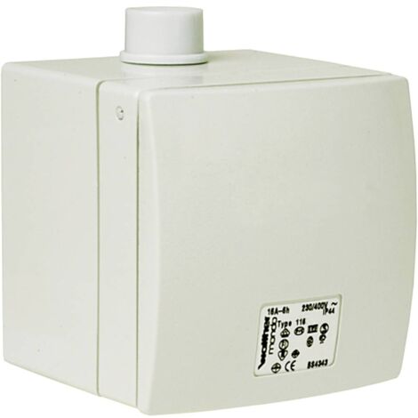 Presente a muro Walther Werke 116 grigio chiaro 16 A 400 V