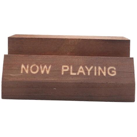 Présentoir à disques vinyles en bois - Support de rangement pour disques -