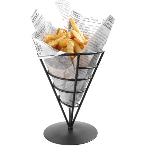 Présentoir à frites pour 1 sachet, diamètre 115 x 172 mm - Hendi 630938