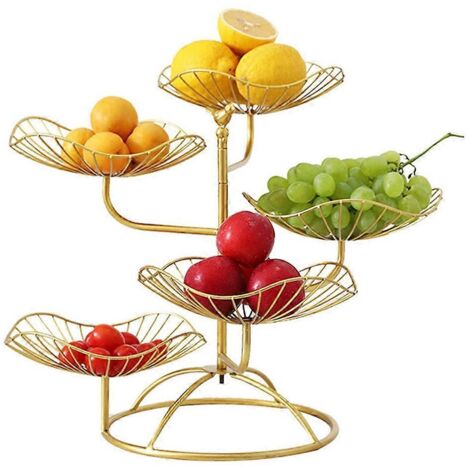 Présentoir à fruits, porte-fruits décoratif pour table ou comptoir, porte-bonbons