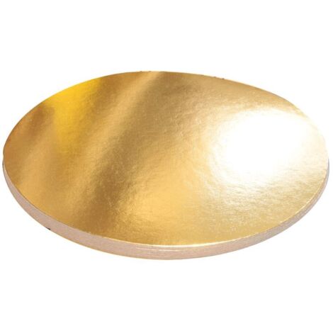Présentoir à gâteaux doré 34 cm, lot de 10
