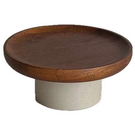 Présentoir à gâteaux en bois d'acacia, plateau de table basse pour salon, 16mc