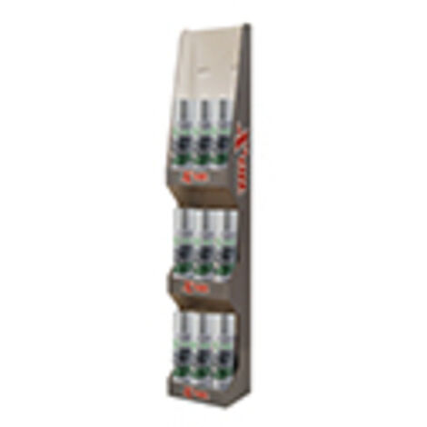 Présentoir Comprenant 24 Aérosols Anti-résine Xoil Pour Lamier De Taille-haies. Formule à Base D'huile Végétale - 200ml.