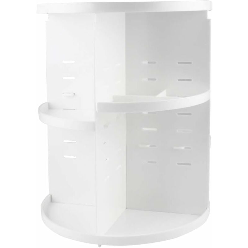 Fei Yu - Présentoir cosmétique réglable rotatif à 360 degrés (blanc)