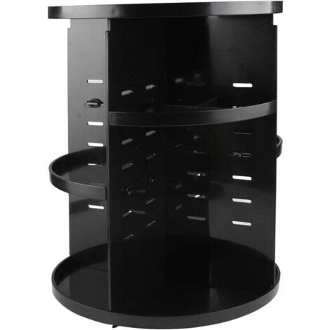 Support De Rangement Disques Vinyles 9 Emplacements - Étagère Triangulaire Métal Noir Facmogu