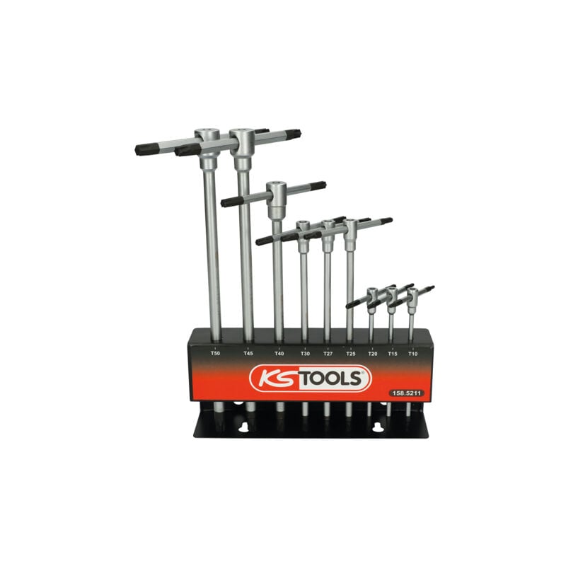 Kstools - Présentoir de clés torx à poignée en t, 9 pièces