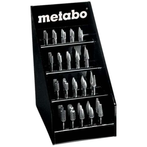 Présentoir de fraises carbure, 40 pièces metabo
