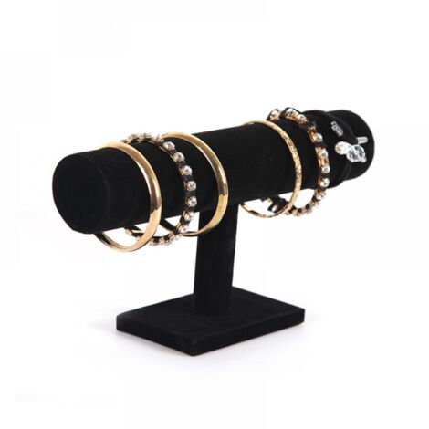 Présentoir en T, porte-bracelets, présentoir à bijoux, présentoir à barre en T