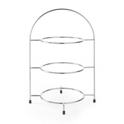 Présentoir pour 3 assiettes, diamètre 27 cm, acier - Hendi 425473