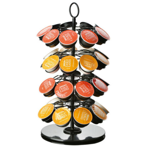 Présentoir rotatif 360° - 36 capsules compatibles Dolce Gusto