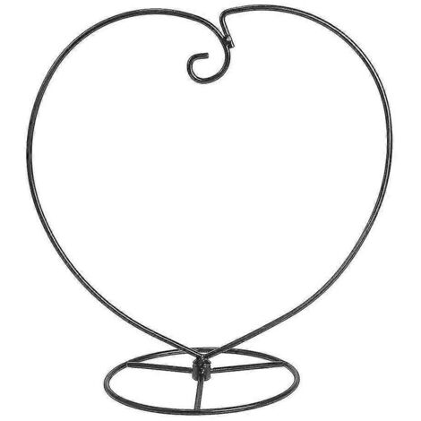 Présentoir WINOMO en forme de cœur, support suspendu en fer pour globe en verre, terrarium pour plantes aériennes, boule de sorcière, décoration de Noël