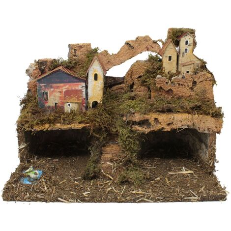 Presepe con Luci 33x18x24 cm 87467