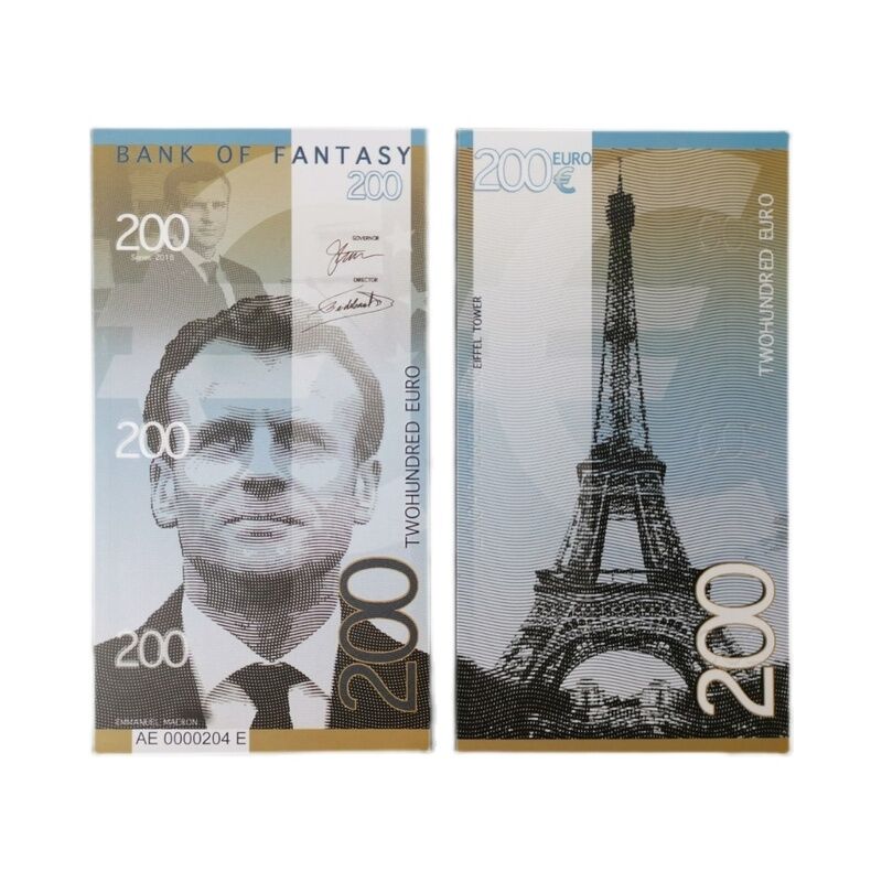 Presidente francese originale Macron 200 EURO