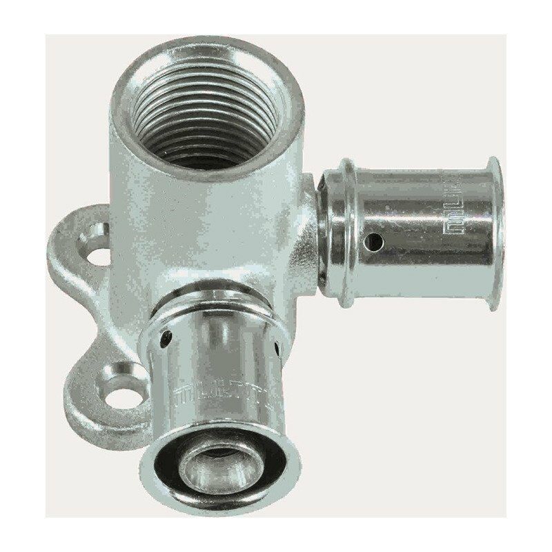 

Presione el bañador de pared doble IG, con brida 16 mm x 1/2 pulgada - Multitubo