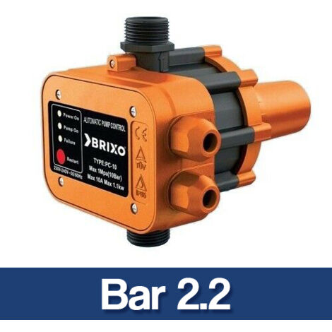 PRESS CONTROL IDROFIX BRIXO PER ELETTROPOMPE PRESSIONE AVVIO 2,2 BAR