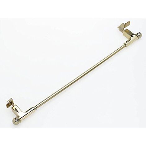 Press & GO  Ø07  1 Tringle Extensible D7 Embout Boule 80-110 cm  Laiton