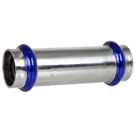 Press-Schiebemuffe - 18 mm - Edelstahlrohre - DVGW-zertifiziert - für V-Kontur