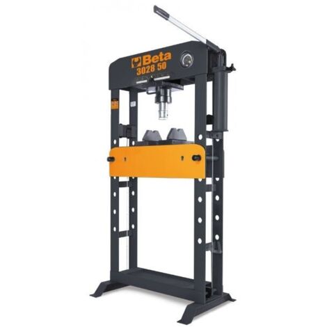Pressa Idraulica Da 50 Tonnellate Con Pistone Mobile Ed Argano - Beta 3028 50