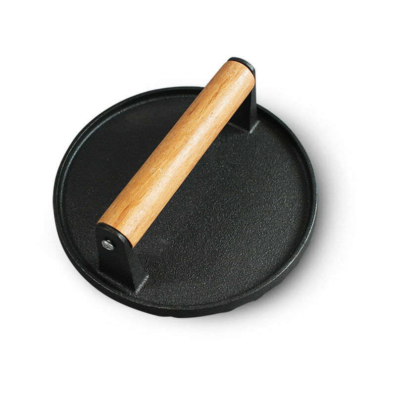 Pressa per hamburger in ghisa - Padella per carne