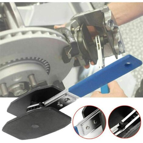 Pressa per pinza freno a cricchetto per auto e camion, utensile per allargare il pistone della pinza freno a cricchetto, adatto a due pistoni quadrupli, blu