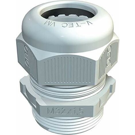 Pressacavo metrico M32 PA6.6 grigio chiaro per pressacavi OBO2022870