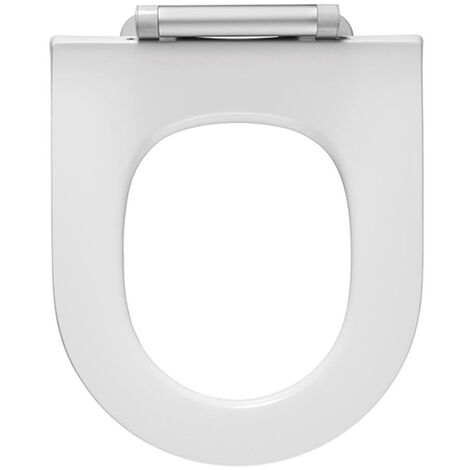 Pressalit Projecta D Solid Pro polygiène Lunette cuvette amortisseur sans couvercle blanc