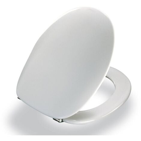Pressalit WC-Sitz mit Deckel und Scharniere weiß 124000-UN3999