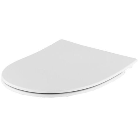 Pressalit Zano abattant WC Slim avec couvercle avec softclose et lift-off pour WC suspendu Zano et Zano Compact blanc