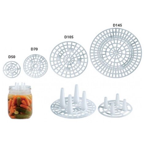 Pressatori Pressini Salvagusto per Vasetti Alimenti - Ø180 mm - 10 pezzi