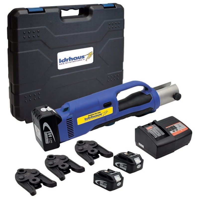 Ferrari Srl - pz-1550 machine de pressage à batterie avec mâchoires profilées th 16-20-26