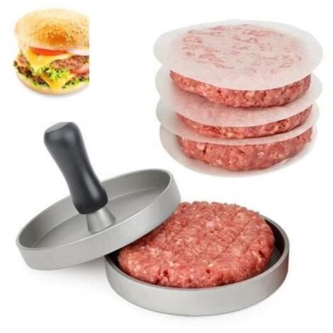 Presse à burgers - WOWSUPER - Facile à utiliser - Noir - 110 Watt