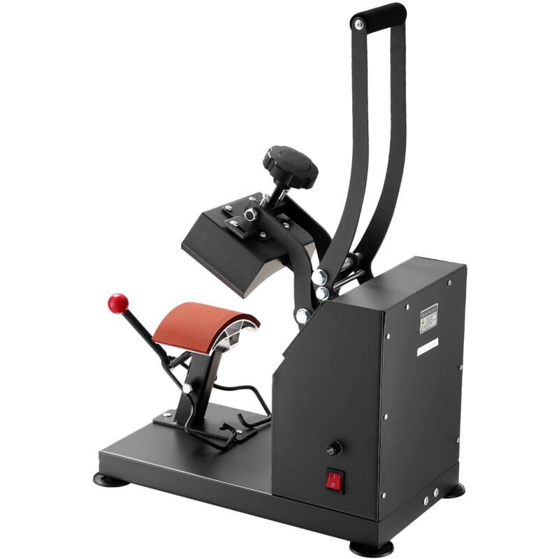 Presse à chaud pour chapeaux Mophorn 5,5 x 3,5 pouces, presse à transfert thermique professionnelle 600 w pour chapeaux et casquettes, minuterie lcd