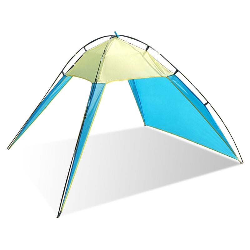 LIFCAUSAL Tente de Plage Extérieure Anti-UV avec Abri Solaire pour Camping, Randonnée et Pêche