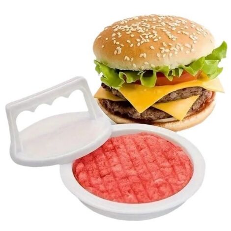 Presse à hamburgers réutilisable en plastique, moule à viande pour préparations maison, accessoire cuisine pratique