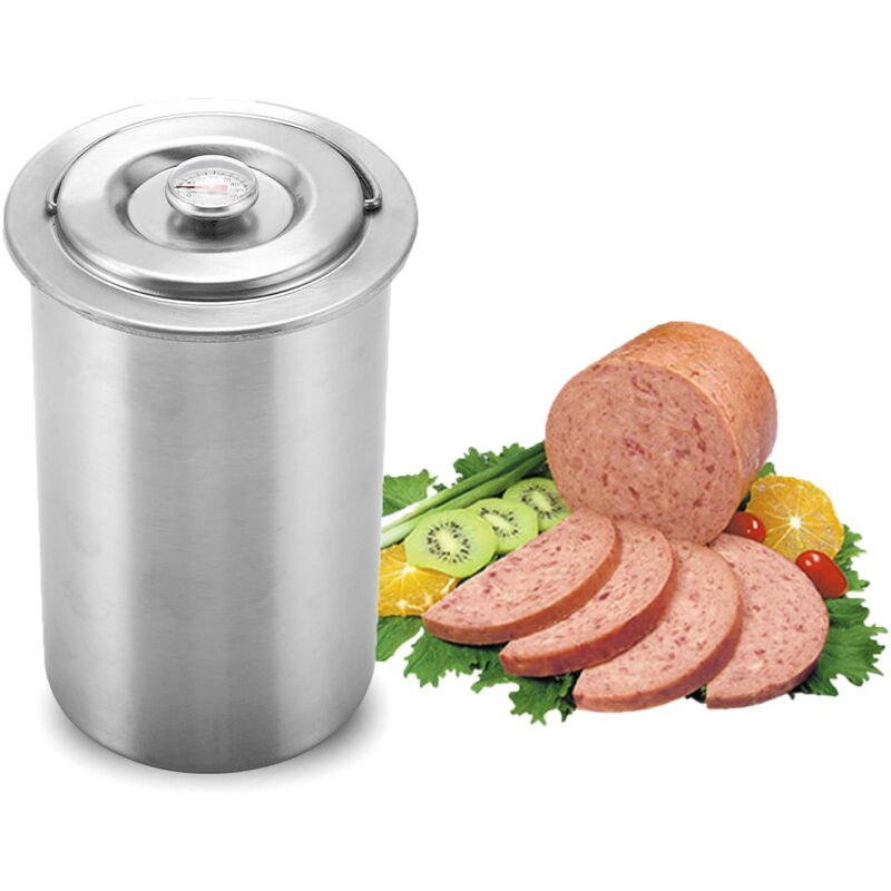 Presse à jambon en acier inoxydable pour charcuterie, presse à viande pour déjeuner maison, presse à viande pour préparer de la charcuterie saine et