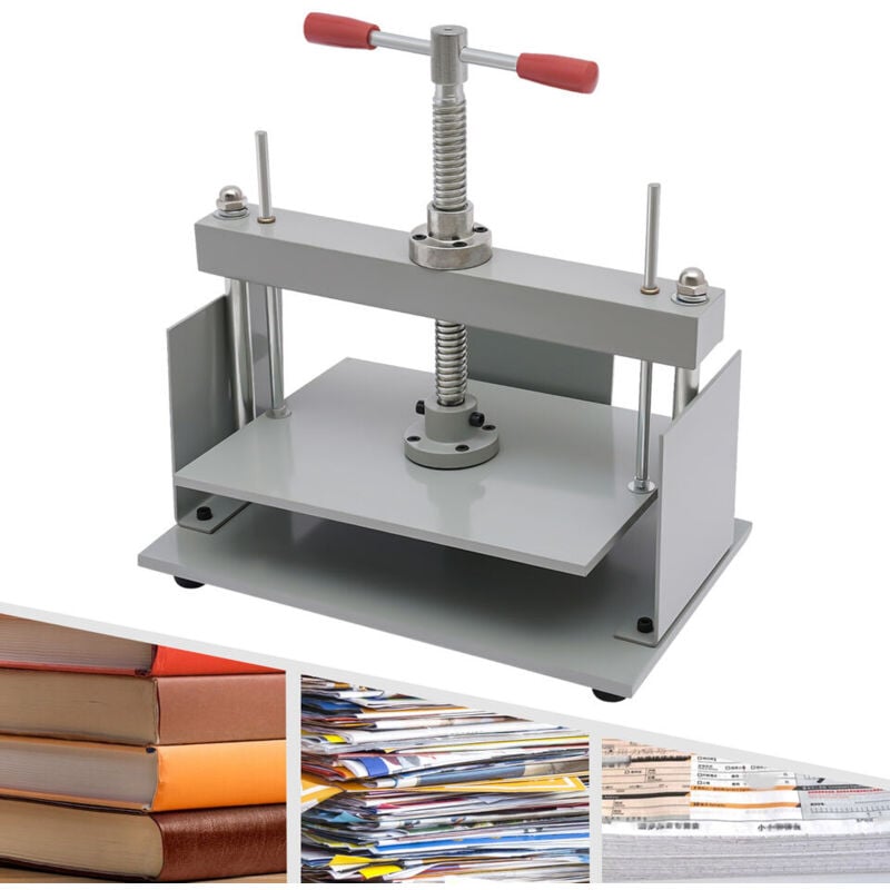 Senderpick - Presse à livres manuelle A4 lourde Presse à livres en acier à vis Fabrication de papier Livre
