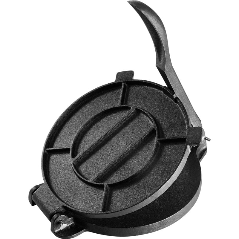Mophorn - Presse à tortilla de 8 pouces, machine à roti en fonte robuste, tortilladora pré-assaisonnée avec 100 pièces de papier sulfurisé, idéale