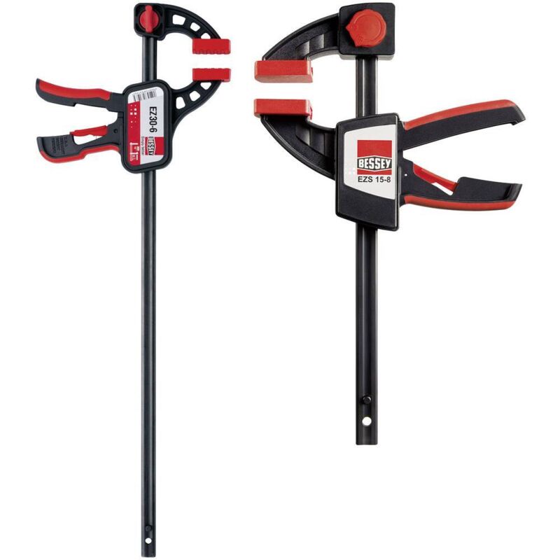 Serre-joint à une main ezs 600/80 Bessey EZS60-8 Envergure max.:600 mm Mesures d'empattement:80 mm