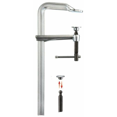 Presse à vis pour soudure - serrage 160mm - saillie 80 mm - à garrot - tout acier