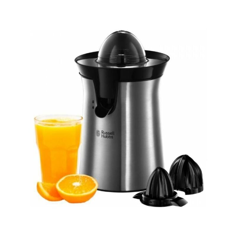 Russell Hobbs - Presse Agrume Electrique 22760-56 - 2 cônes interchangeables - Jus de fruit frais rapide