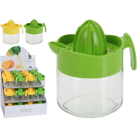 Presse-agrumes en verre, plusieurs couleurs disponibles