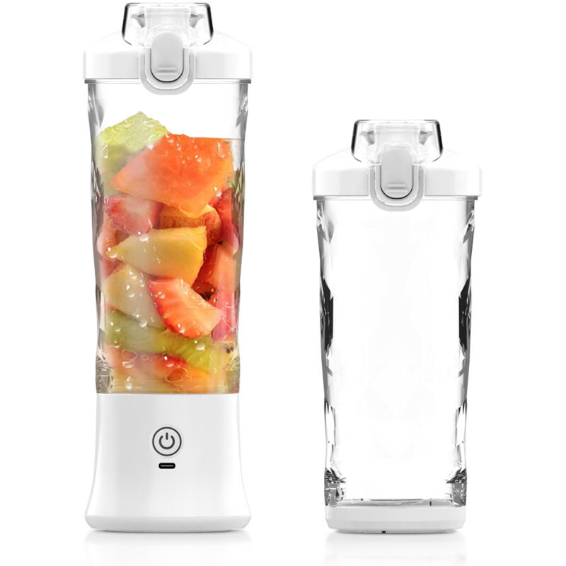 Cecotec - Presse-agrumes portable personnel de 600 ml, mélangeur rechargeable usb c sans bpa avec couvercle de voyage